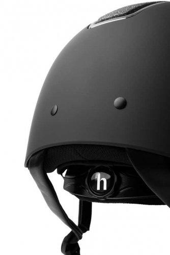 Kask Monarch Metallic Glitter II -  black - dark grey - Horze 	