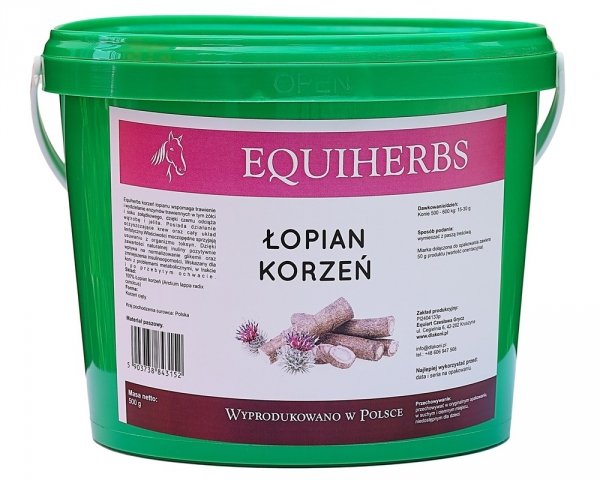 Łopian korzeń 0.5kg - EQUIHERBS