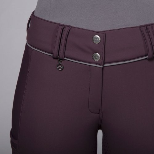 Bryczesy damskie zimowe WINTER CARLA FS STYLE AW24 - Schockemohle - deep mauve