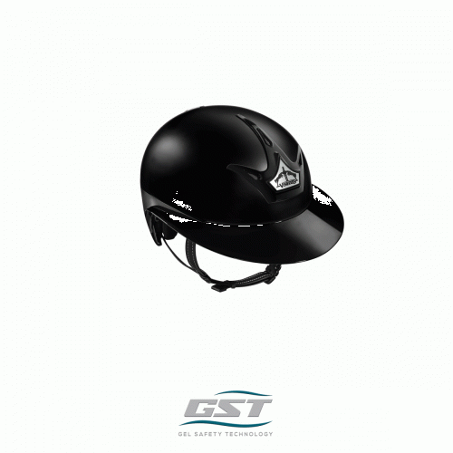 Kask jeździecki Vita Helmet GST black/medium shell glossy - Veredus - wide glossy