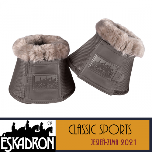 Kaloszki FAUXFUR - Classic Sports A/W 21 - Eskadron - steel grey