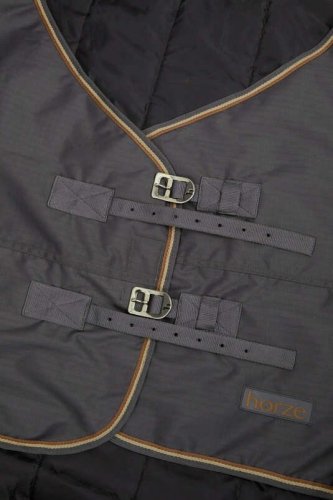Derka padokowa Glasgow 100g 600D - Horze - blackened pearl grey