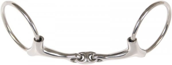 Wędzidło oliwka 2x łamane CONCEPT 14mm - HARRY'S HORSE