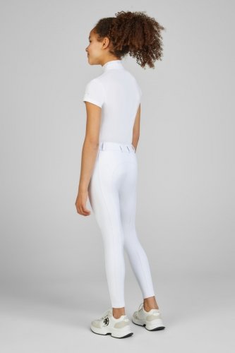 Bryczesy młodzieżowe NEW BRADDY 9805 MIDWAIST KIDS - Pikeur - white