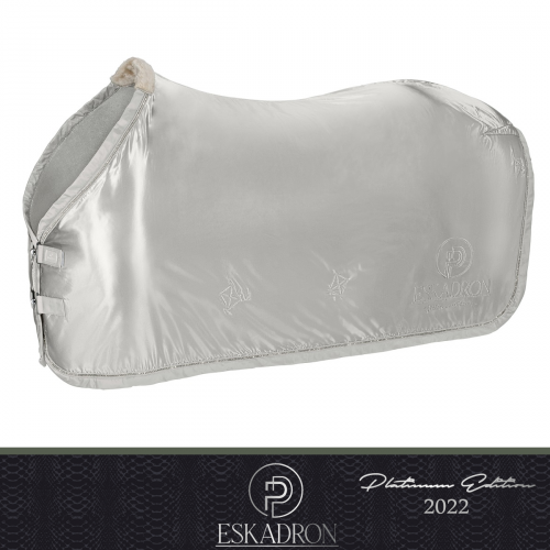 Derka pokazowa FLEECE SHOW SATIN Platinum 2022 - Eskadron - pearlgrey