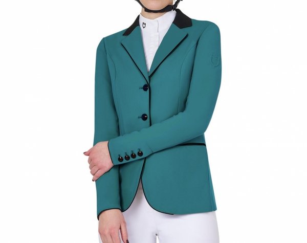 Marynarka konkursowa - EQUESTRO - blue coral