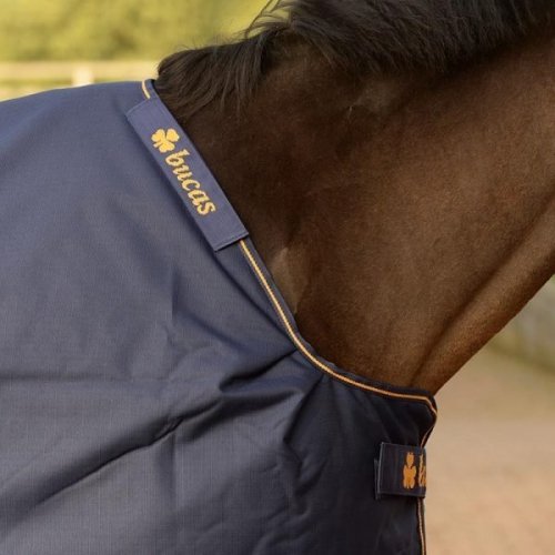 Derka padokowa 150g 1200D IRISH - Bucas - navy/gold