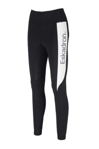 Legginsy jeździeckie damskie - Equestrian Fanatics SS20 - Eskadron - black