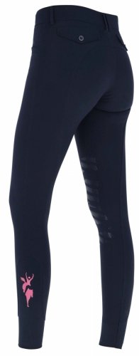 Bryczesy Janne x PinkRibbon - Covalliero - navy 