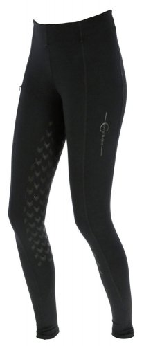 Legginsy jeździeckie damskie EQUONA - Covalliero - black