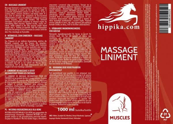 Wcierka rozgrzewająca 1L - HIPPIKA.COM