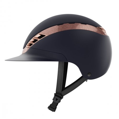 Kask ABUS AirLuxe SUPREME L.V. - Pikeur - midnight blue/rose gold