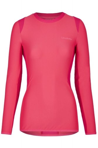 Bluzka damska z długim rękawem - Reflexx Equestrian Fanatics S/S 21 - Eskadron - pink