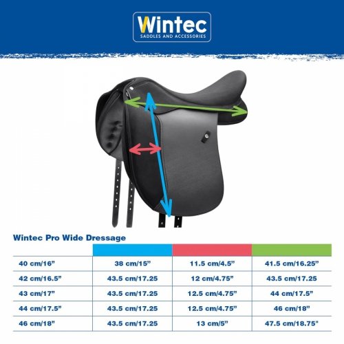 Siodło ujeżdżeniowe PRO DRESSAGE Wide HART - WINTEC wysyłka 24h!