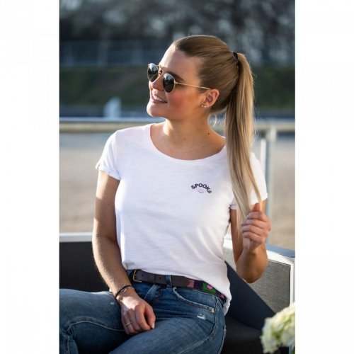 Koszulka damska SONYAH SS22 - Spooks - white
