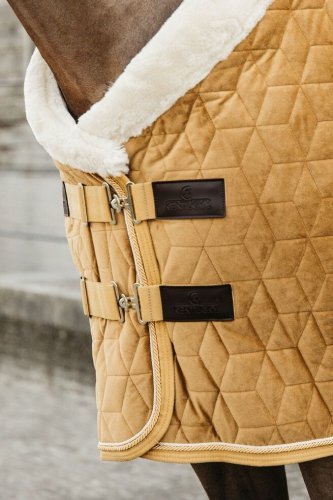 Derka stajenna Show Rug Velvet 160g - Kentucky - mustard 