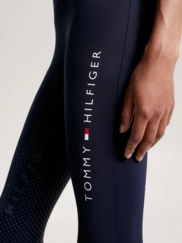 Legginsy damskie ELMIRA ALL-YEAR - Tommy Hilfiger Equestrian - desert sky