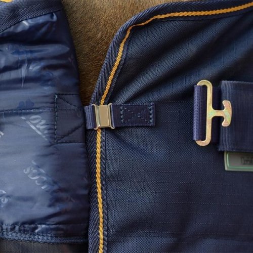 Derka padokowa 150g 1200D IRISH - Bucas - navy/gold