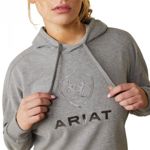 Bluza damska JUST HOODIE - Ariat - heather grey