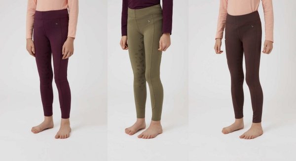 Legginsy jeździeckie dziecięce MONSTER - Horze