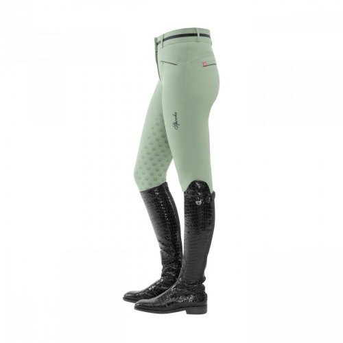 Bryczesy damskie z pełnym silikonowym lejem SARINA SS21 - Spooks - dusty green
