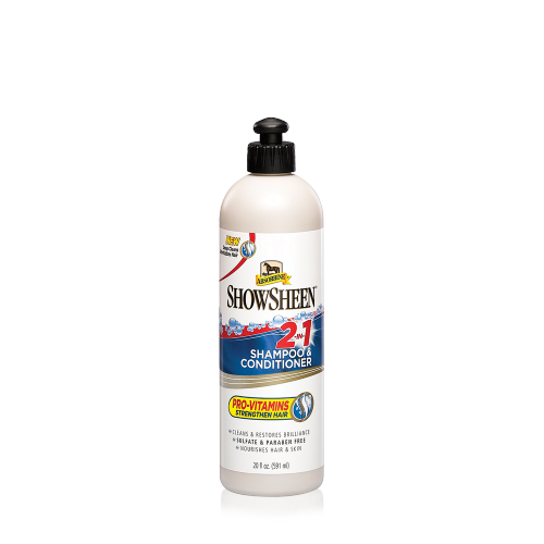 Szampon z odżywką dla koni ShowSheen 2-In-1 Shampoo &amp; Conditioner 591ml - ABSORBINE