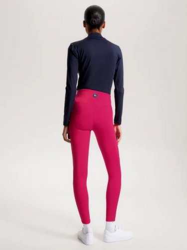 Legginsy zimowe damskie MONACO WINTER - Tommy Hilfiger Equestrian - cherry