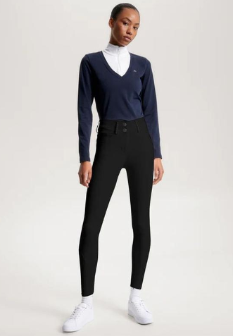 Bryczesy damskie ST.TROPEZ - Tommy Hilfiger Equestrian - black
