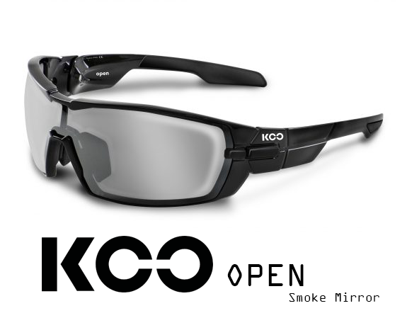 Okulary KOO Open - Smoke Mirror - black