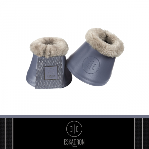 Kaloszki SOFTSLATE FAUXFUR Essence 2022 - Eskadron - doveblue