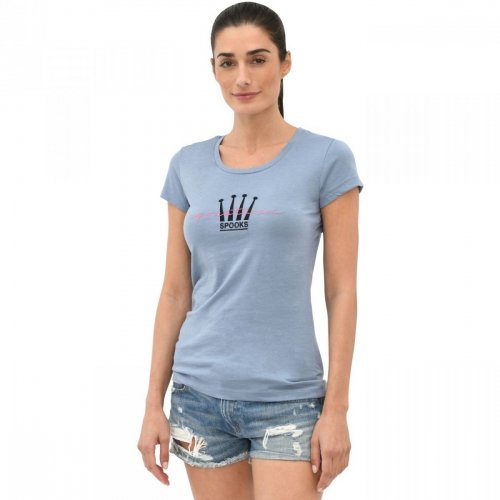 Koszulka damska LUHNA SS22 - Spooks - dusty blue