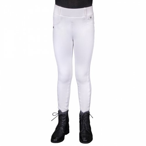 Legginsy jeździeckie zimowe JULIET JUNIOR Full Grip AW 24/25 - QHP