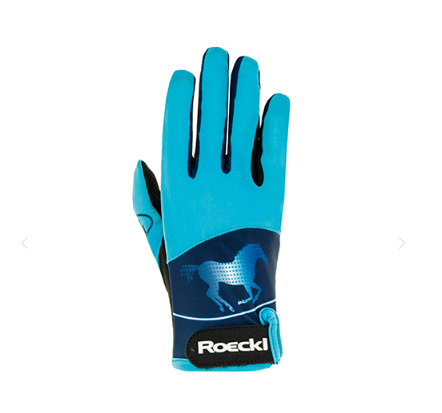 Rękawiczki KANSAS 3305-252 dziecięce - ROECKL - turquoise