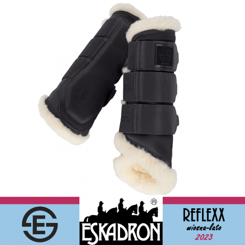 Ochraniacze SOFTSLATE EVO-WOOL REFLEXX SS 23 - Eskadron - deepgrey