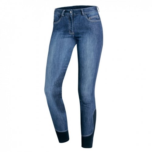 Bryczesy z lejem kolanowym silikonowym LYRA Jeans damskie - Schockemohle