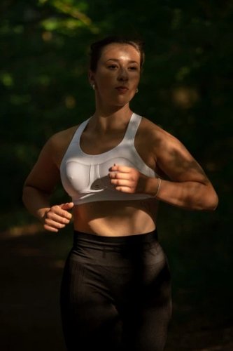 Biustonosz sportowy Compression Bra - PURE LIME
