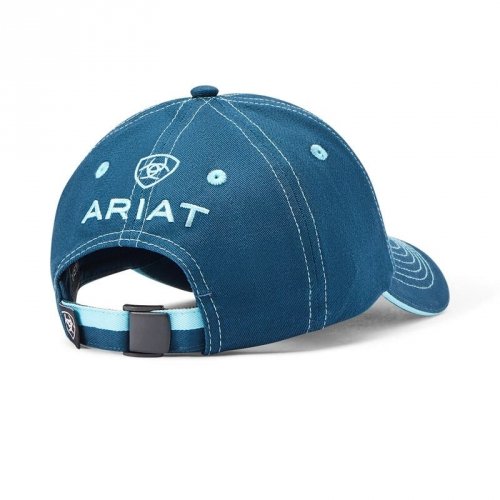 Czapka z daszkiem TEAM CAP II - ARIAT - deep petroleum/mosaic blue