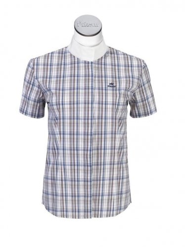 Koszula konkursowa damska - PIKEUR - marine/schoco/weiss