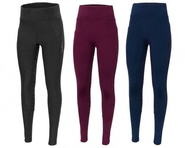 Legginsy jeździeckie damskie Knowsley Full Grip - START