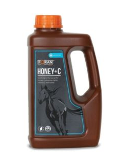 Syrop ziołowy z witaminą C dla koni HONEY C 1L - FORAN