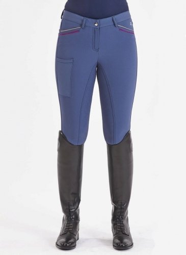 Bryczesy damskie ALCUDIA - Busse - denim