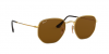 OKULARY RAY-BAN® HEXAGONAL RB 3548N 001/57 54 ROZMIAR L Z POLARYZACJĄ