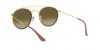 OKULARY RAY-BAN® ROUND RB 3647N 001/7O 51 ROZMIAR M