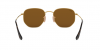 OKULARY RAY-BAN® HEXAGONAL RB 3548N 001/57 54 ROZMIAR L Z POLARYZACJĄ