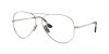 OKULARY KOREKCYJNE RAY-BAN® AVIATOR TITANIUM RX 8789 1002 58 ROZMIAR M