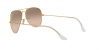 OKULARY RAY-BAN® AVIATOR LARGE METAL RB 3025 001/3E 55 ROZMIAR S