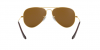 OKULARY RAY-BAN® AVIATOR LARGE METAL RB 3025 001/57 58 ROZMIAR M Z POLARYZACJĄ