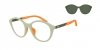 OKULARY KOREKCYJNE DZIECIĘCE EMPORIO ARMANI JUNIOR EK 4005U 62761W 48 + NAKŁADKA