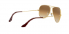 OKULARY RAY-BAN® AVIATOR LARGE METAL RB 3025 001/51 58 ROZMIAR M