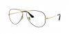 OKULARY KOREKCYJNE RAY-BAN® AVIATOR RX 6489 3175 58 ROZMIAR M